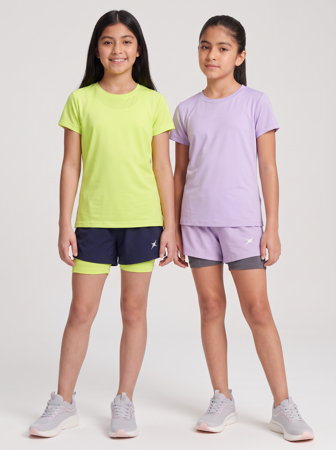 Vibe Shorts (NAVY BLUE/PURPLE) PACK OF 2