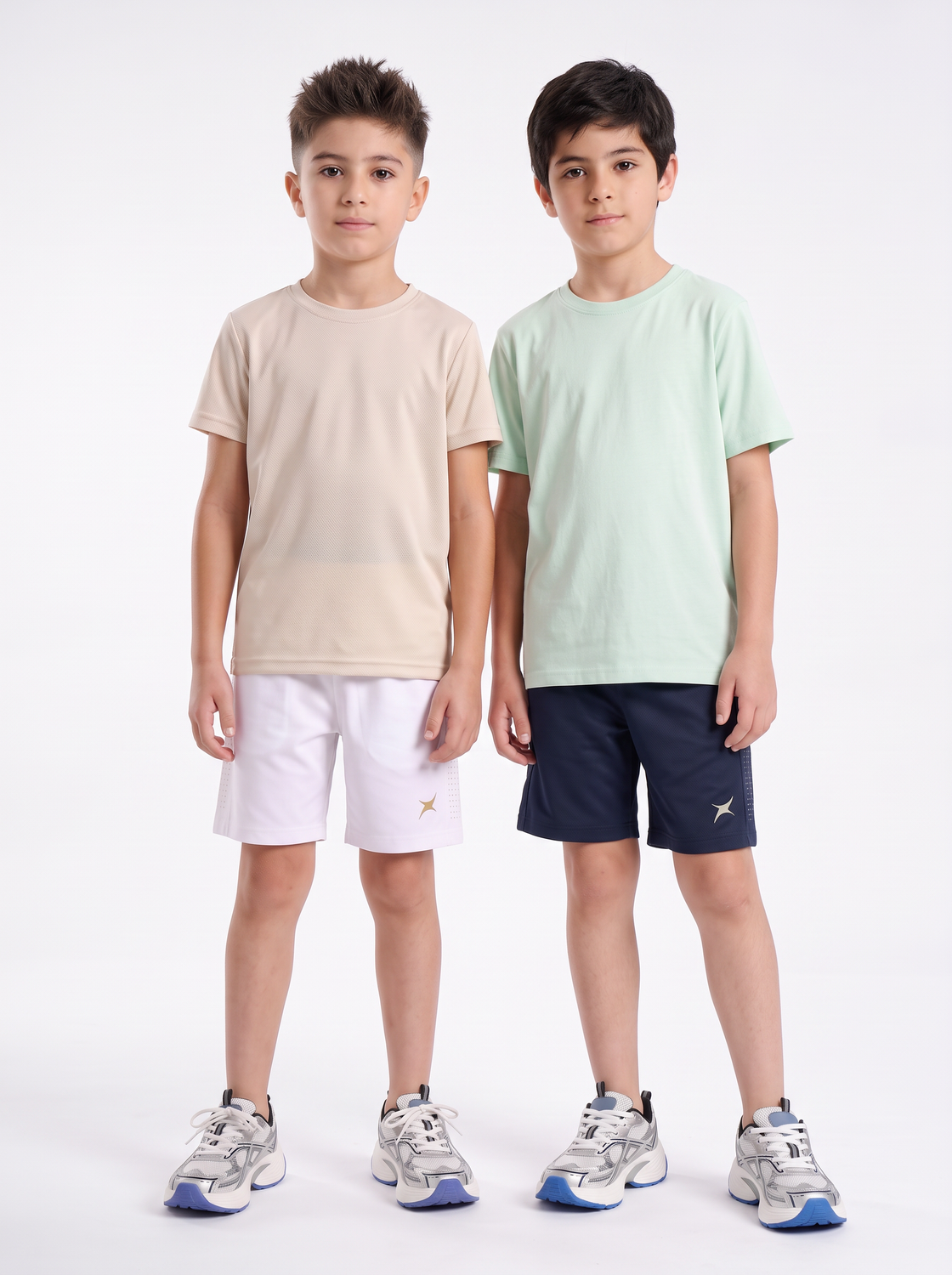 Urban X Shorts (WHITE/NAVY BLUE) PACK OF 2