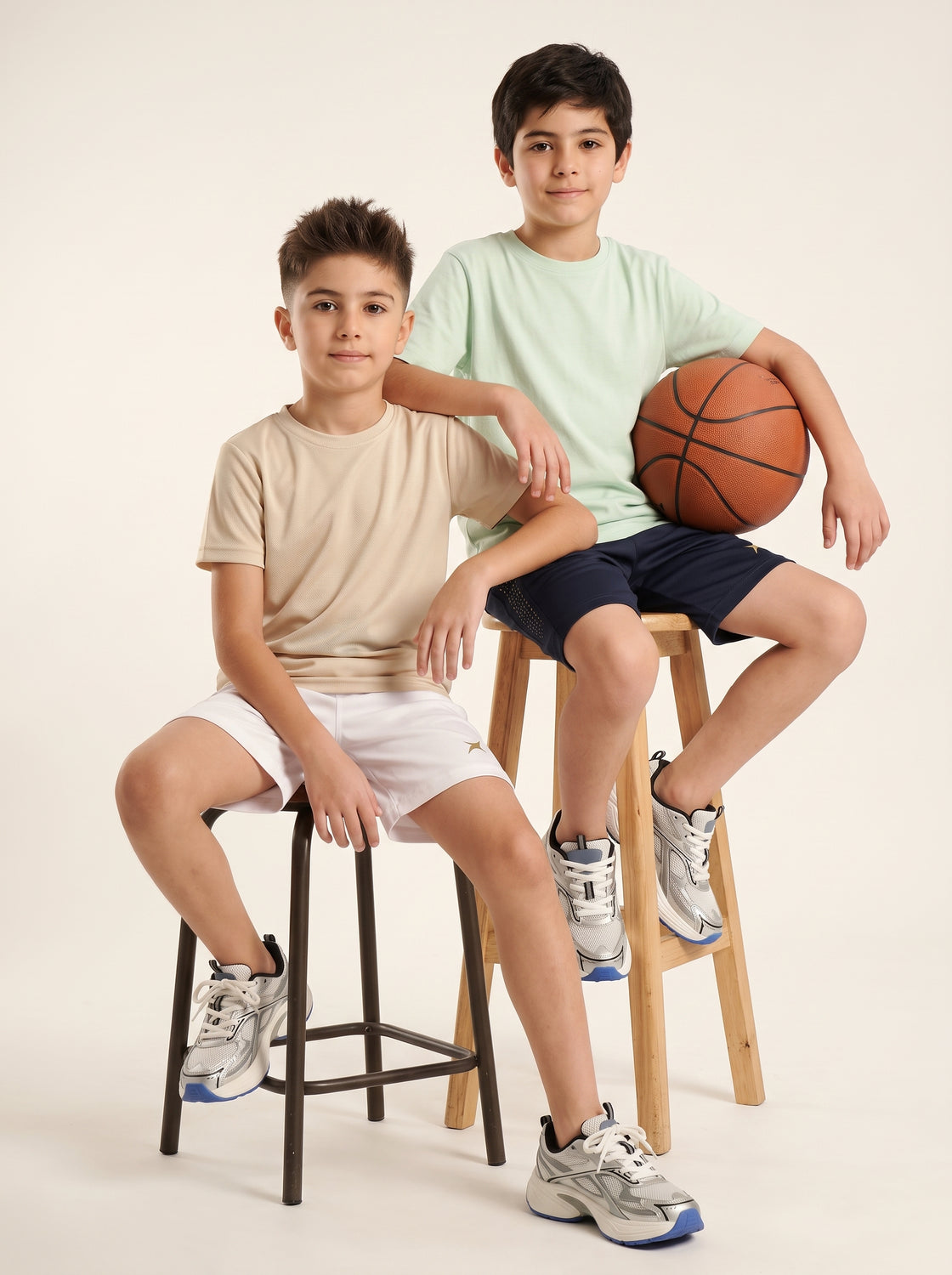 Urban X Shorts (WHITE/NAVY BLUE) PACK OF 2