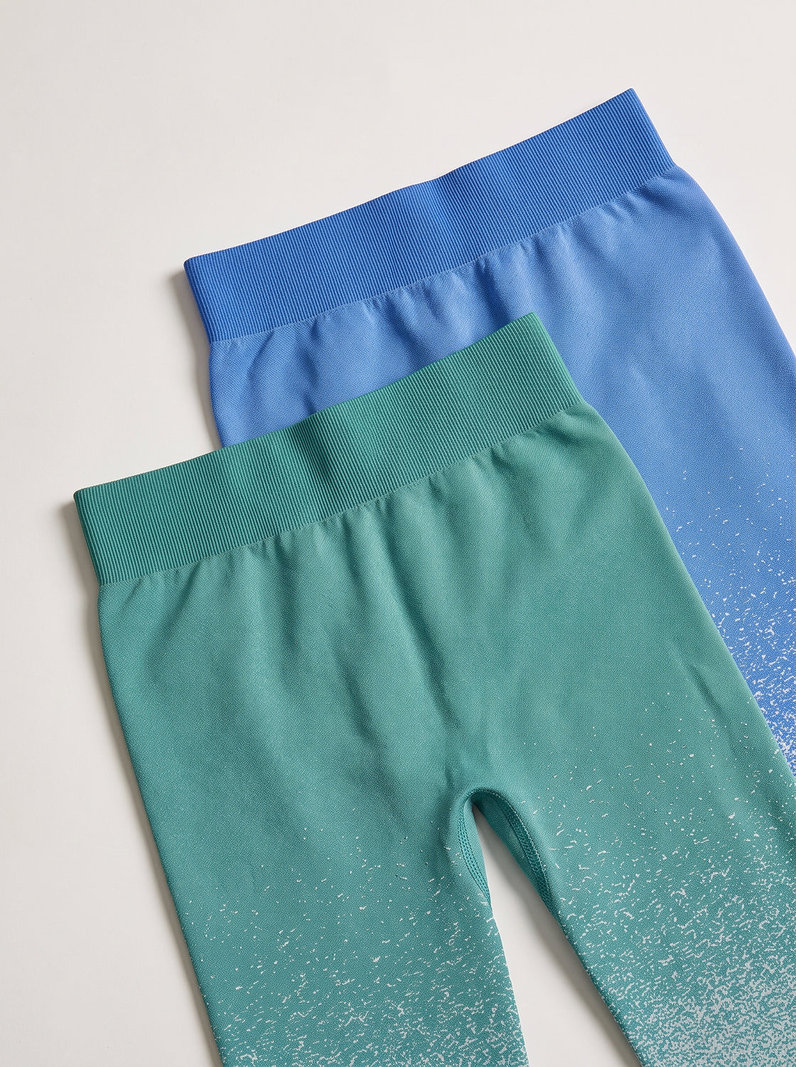 Girls Powerflex Seamless Leggings (INDIGO BLUE/GREEN LAKE) PACK OF 2