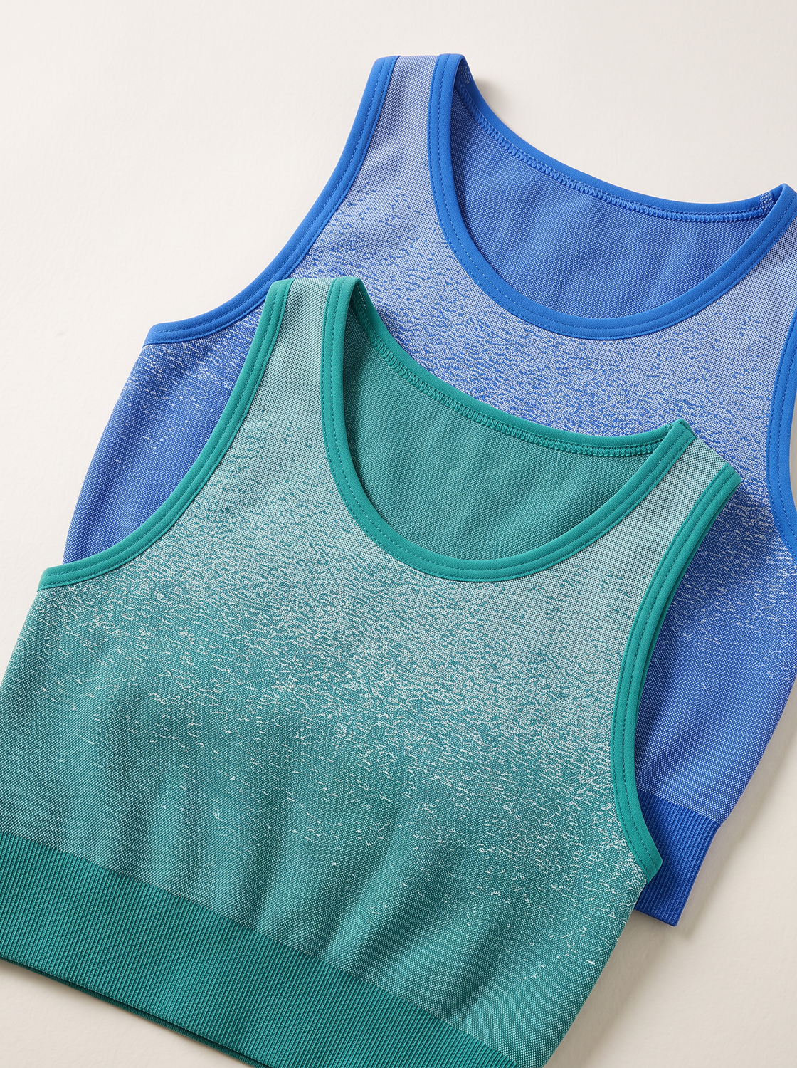 Girls Nova Seamless Sports Bra (INDIGO BLUE/GREEN LAKE) PACK OF 2