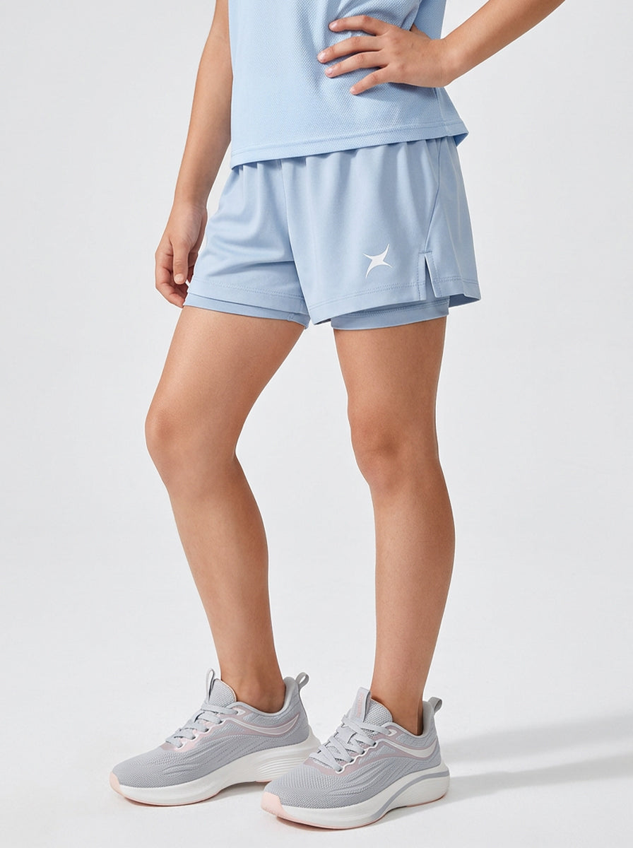SKY BLUE SPORTS SHORTS